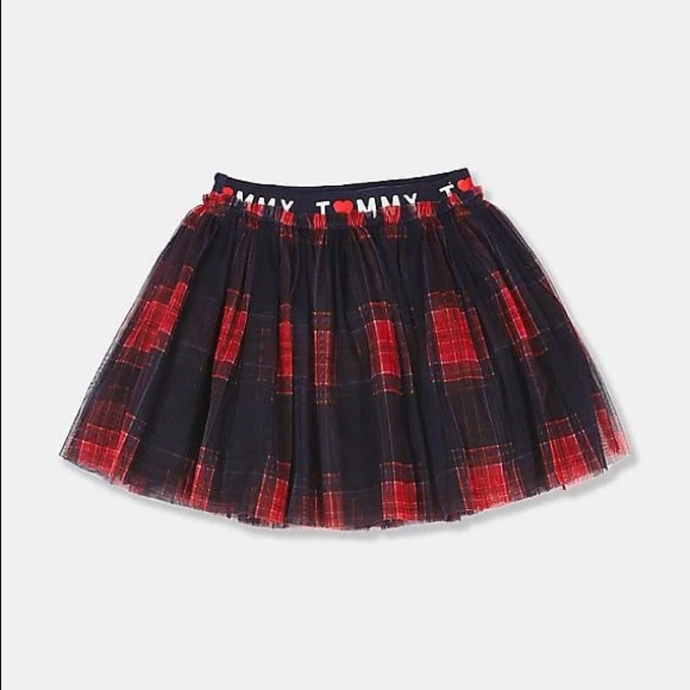❤️~O.B.O.~❤️  Tommy Hilfiger Girls Plaid Tulle Skirt